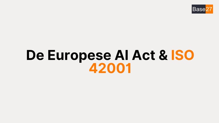 Europese AI Act en ISO 42001