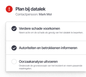 NL - Plan bij datalek homepage